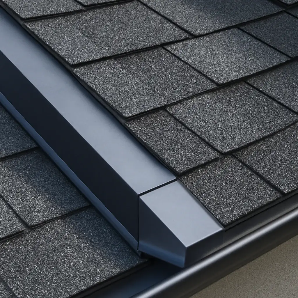 Close view of materials and roof details related to How Long Do Asphalt Shingle Roofs Last in B.C.??