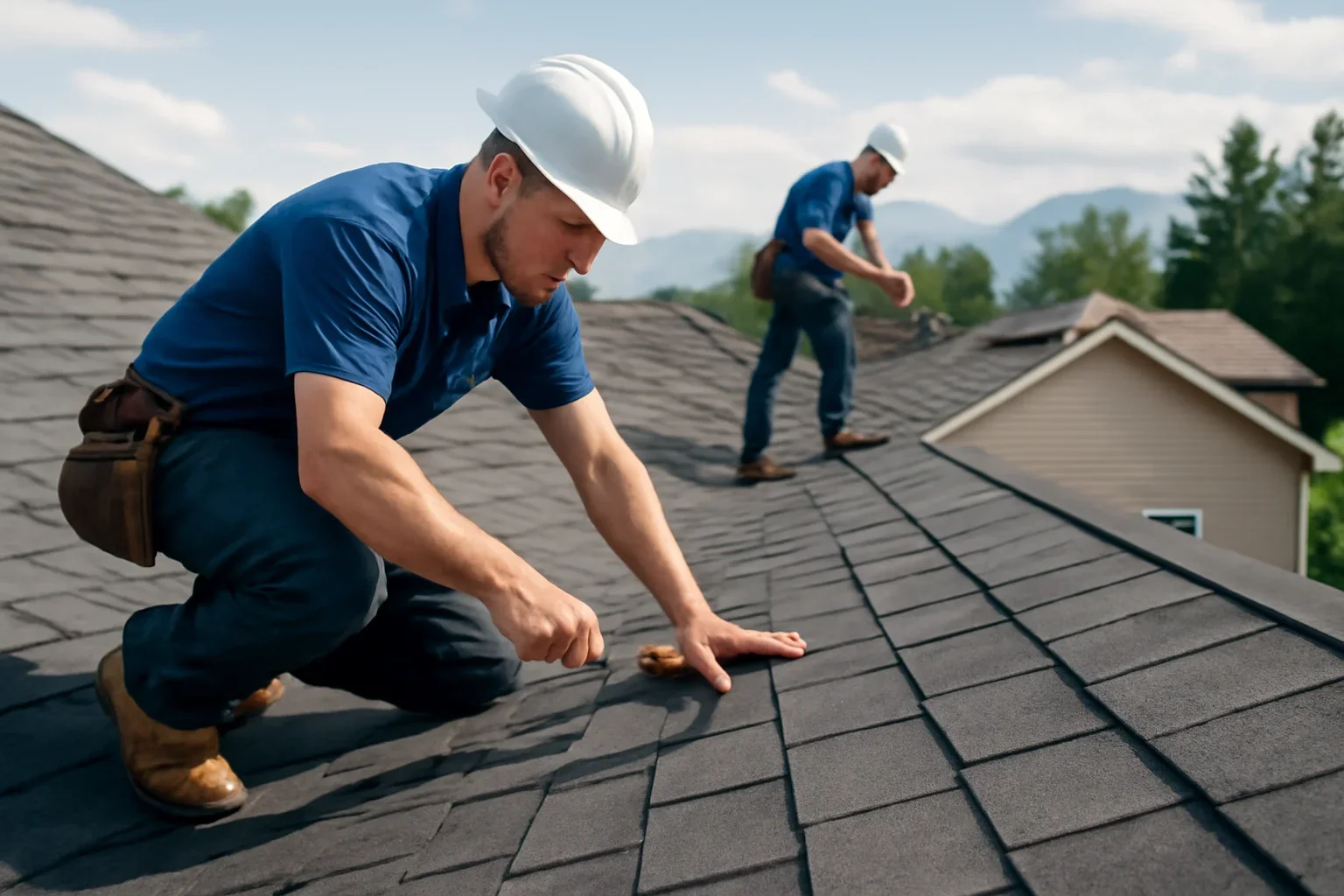 How Long Do Asphalt Shingle Roofs Last in B.C.?? shown through professional roofing work