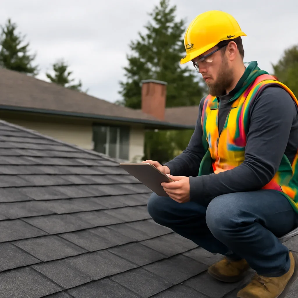 Roof inspection and planning work for How Long Do Asphalt Shingle Roofs Last in B.C.??