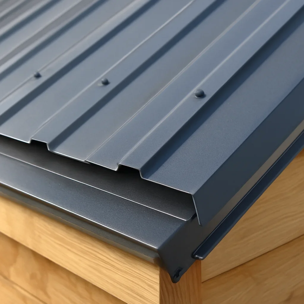 Close view of materials and roof details related to Is a Metal Roof Worth the Cost in B.C.??