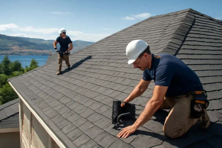 What Is the Best Roof for an Okanagan Home?? shown through professional roofing work