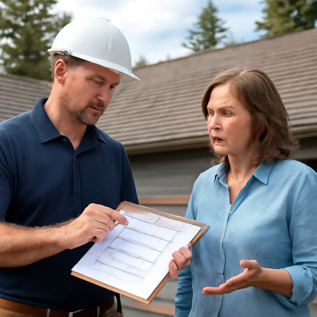 Roofing planning and next-step discussion for What to Do Immediately After a Major B.C. Windstorm