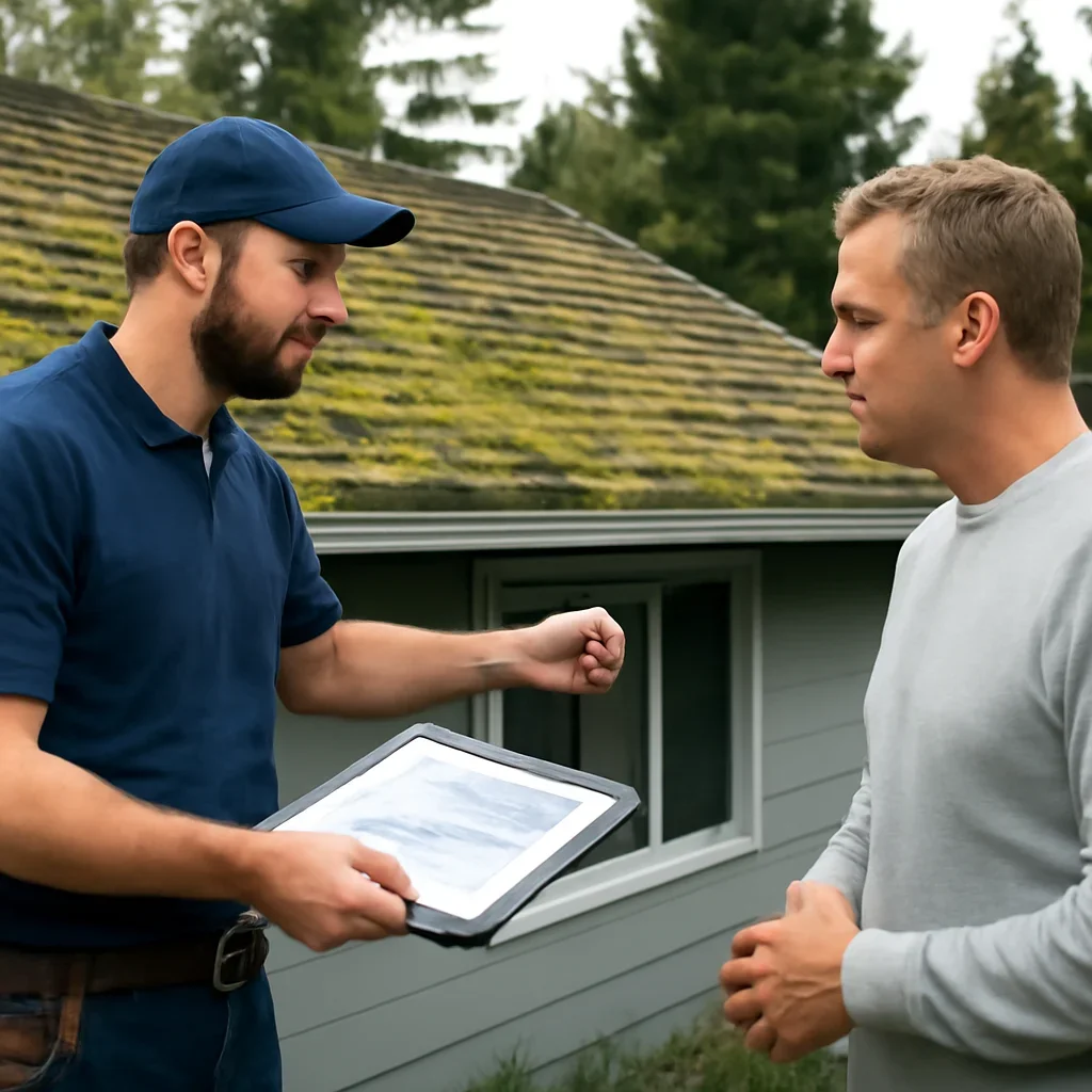 Roofing planning and next-step discussion for Why Moss Grows on Lower Mainland Roofs