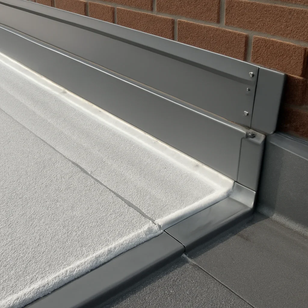 Close view of materials and roof details related to Commercial Roof Repair