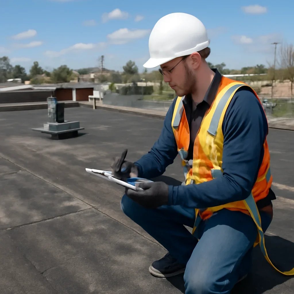 Roof inspection and planning work for Commercial Roof Replacement