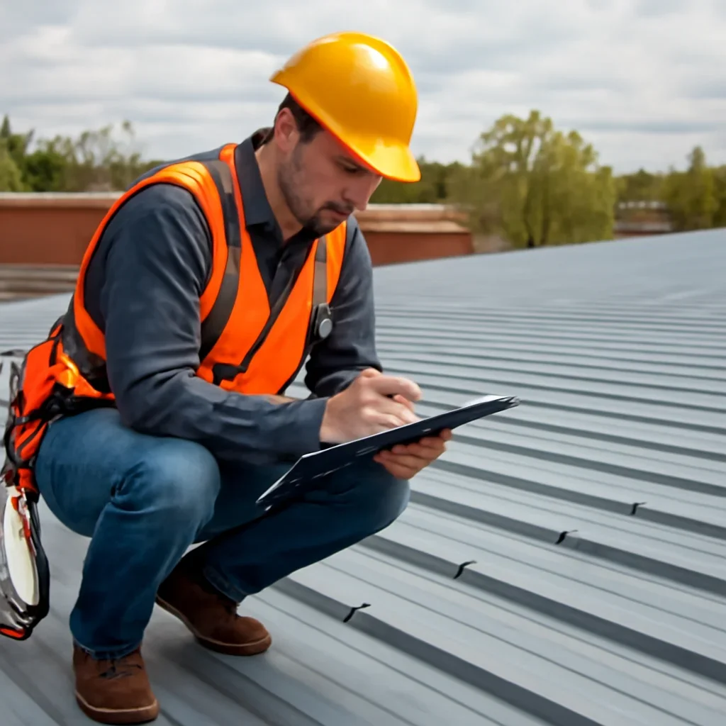 Roof inspection and planning work for Industrial Roofing