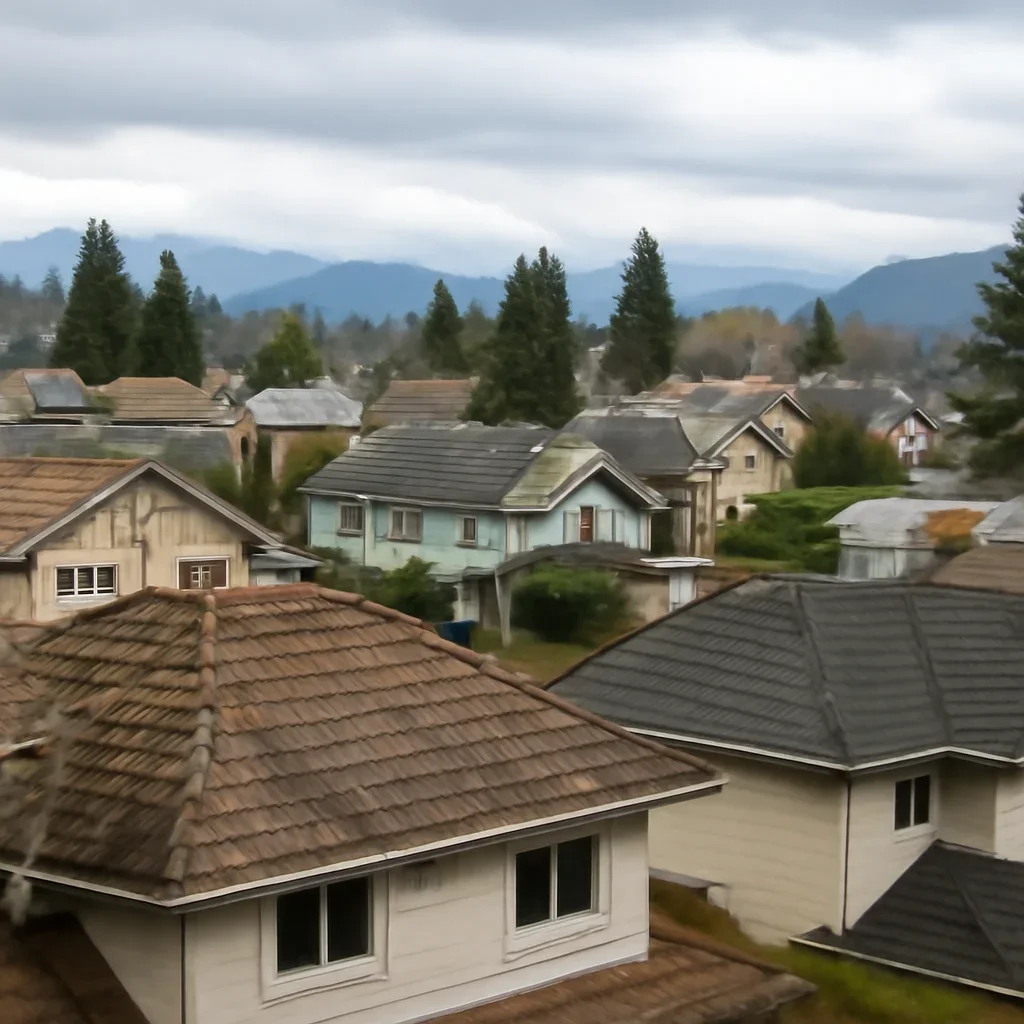 Roofing and exterior conditions around British Columbia properties