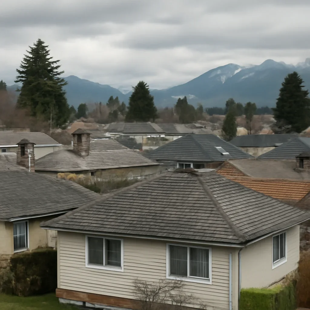 Roofing and exterior conditions around British Columbia properties