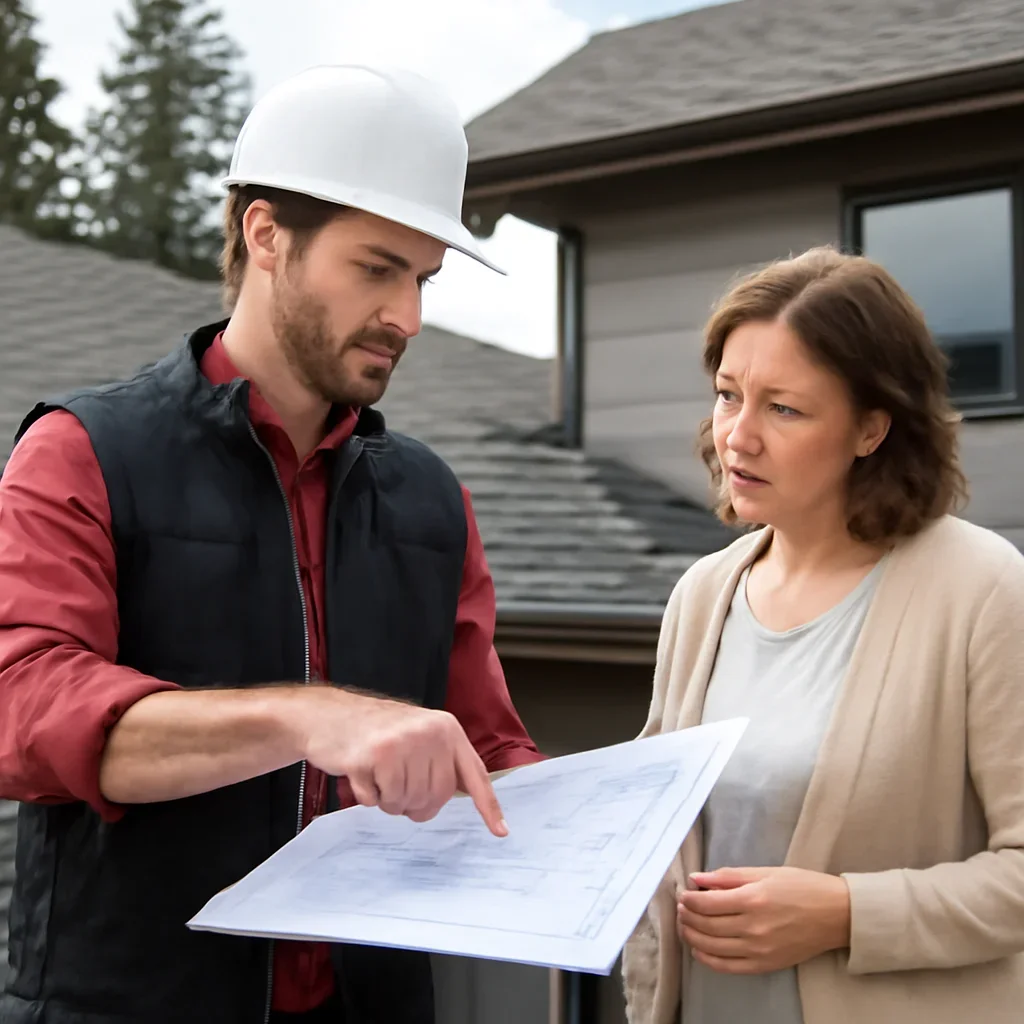 Roofing planning and next-step discussion for Exterior Waterproofing