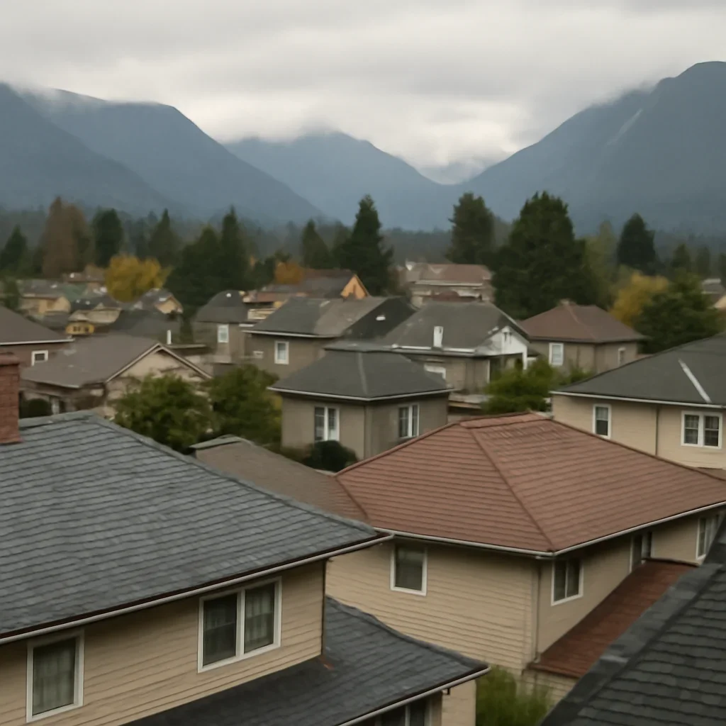 Roofing and exterior conditions around British Columbia properties