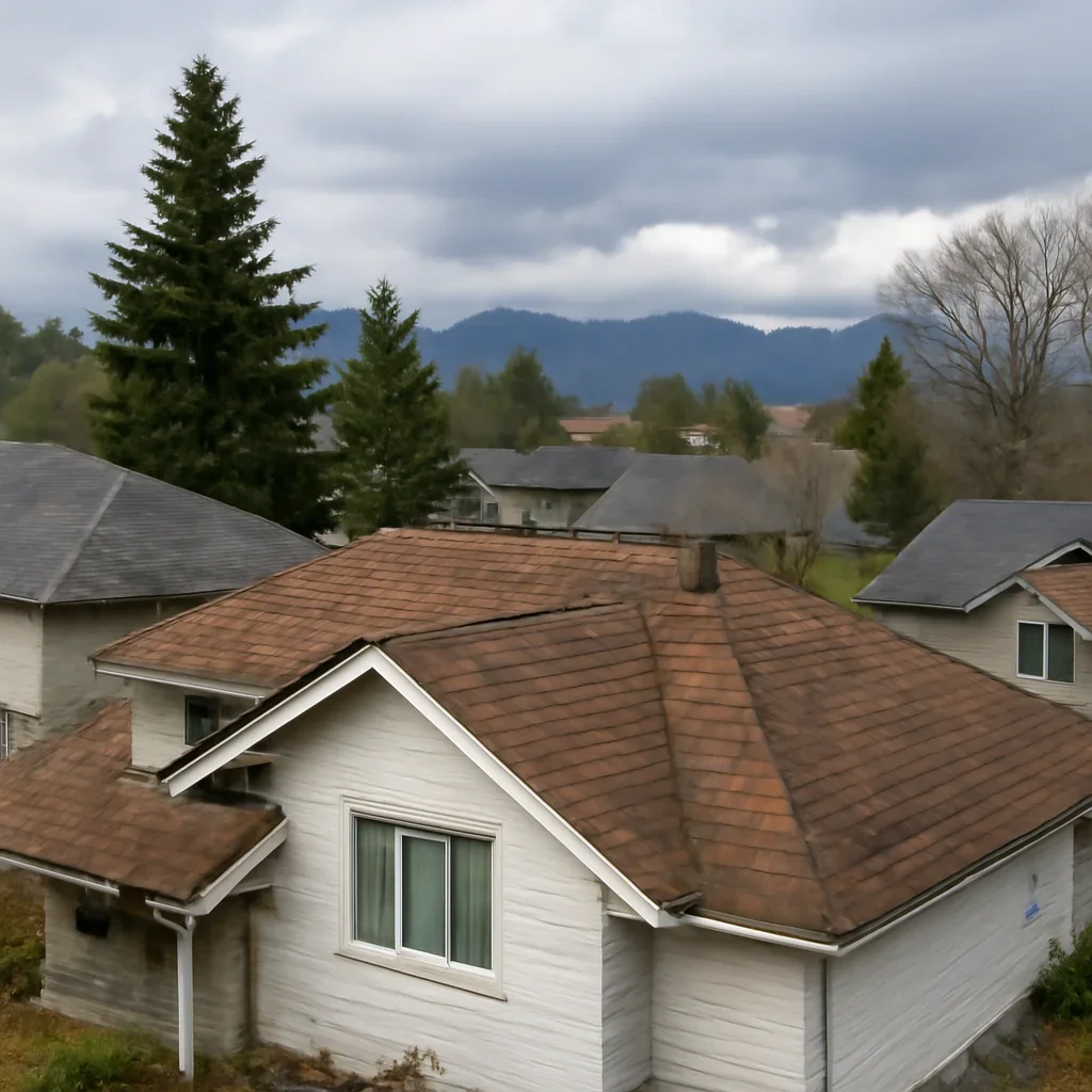 Roofing and exterior conditions around British Columbia properties