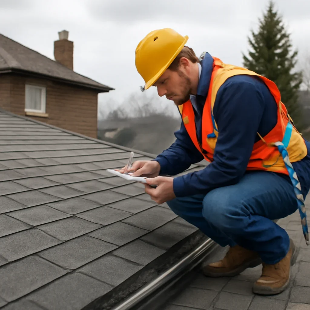 Roof inspection and planning work for Gutter Repair