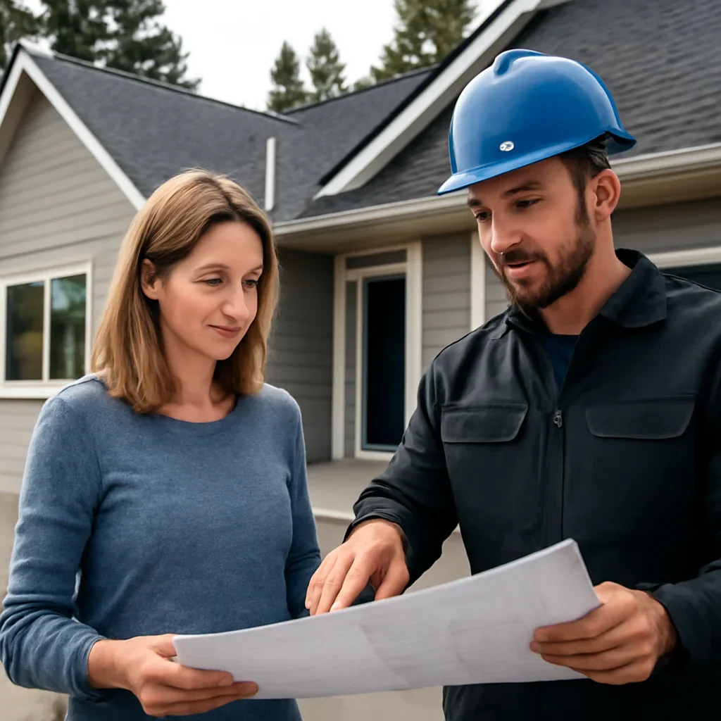 Roofing planning and next-step discussion for Siding Installation