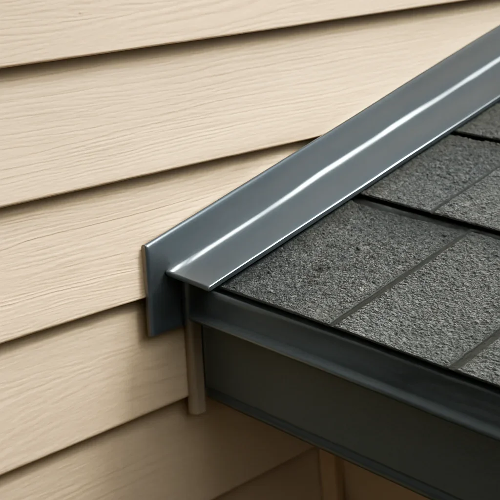 Close view of materials and roof details related to Siding Repair
