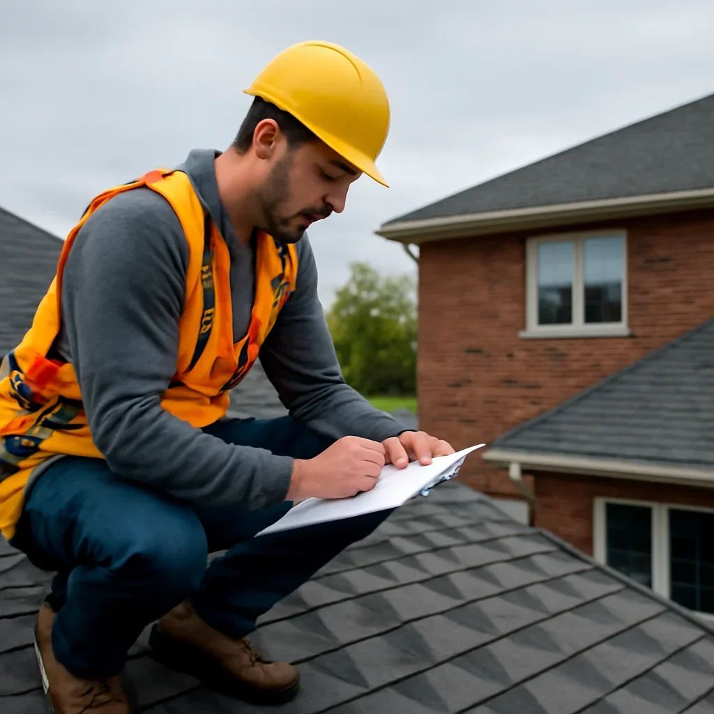 Roof inspection and planning work for Siding Repair