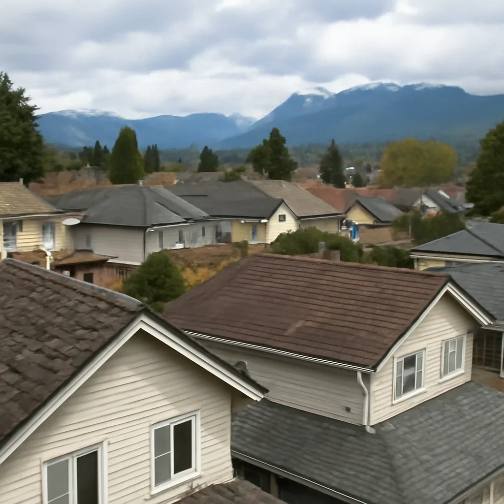 Roofing and exterior conditions around British Columbia properties