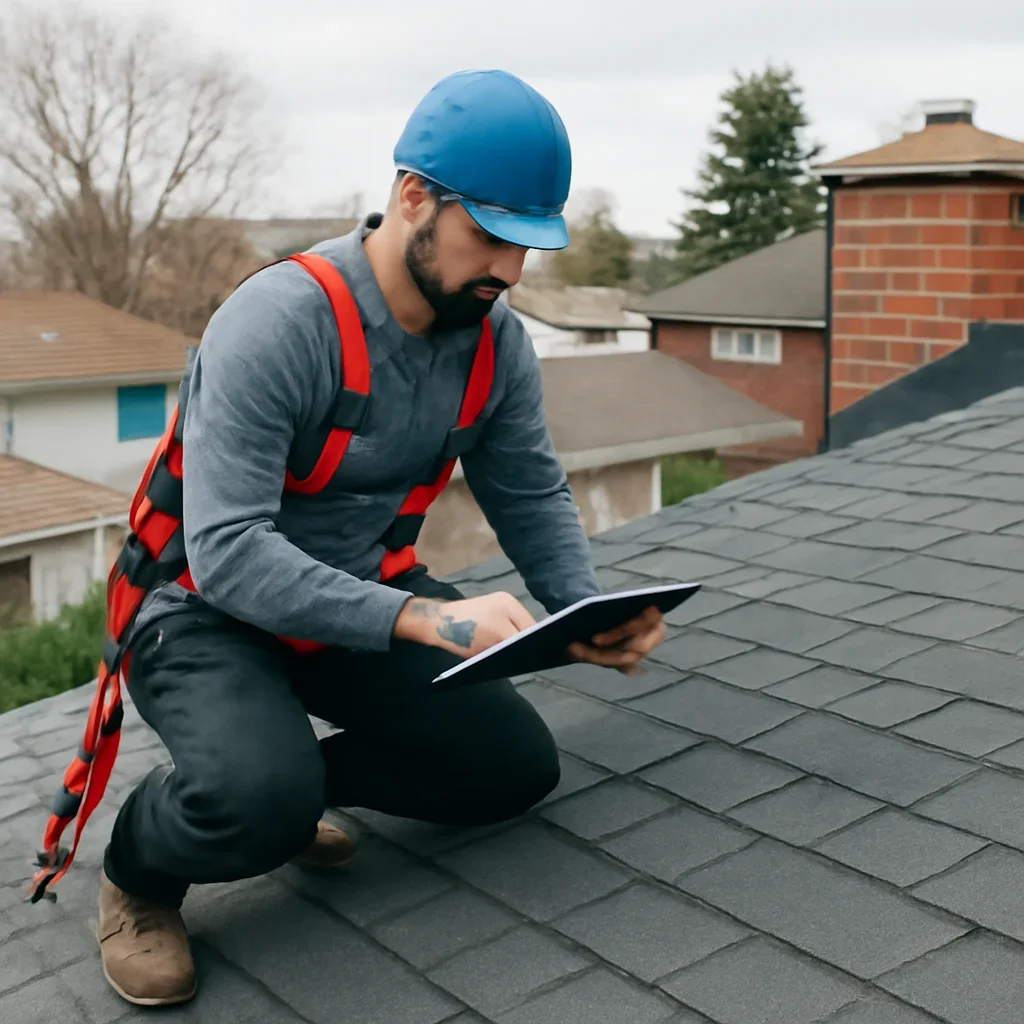 Roof inspection and planning work for Exterior Projects