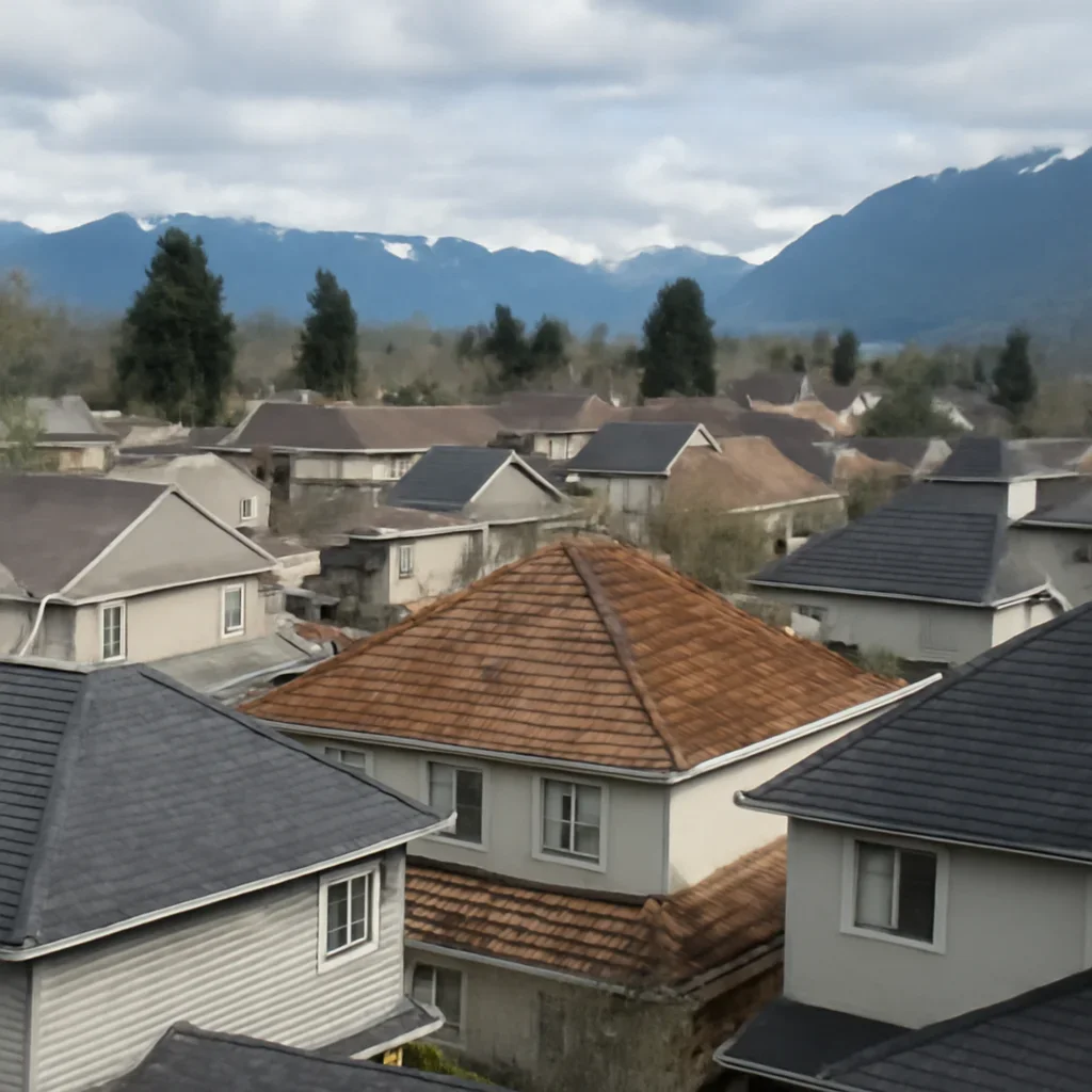 Roofing and exterior conditions around British Columbia properties