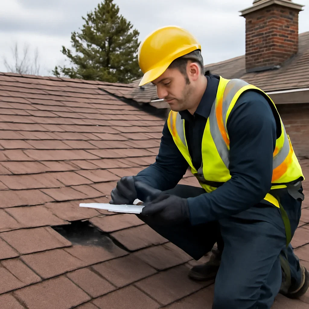 Roof inspection and planning work for Roof Leak Detection