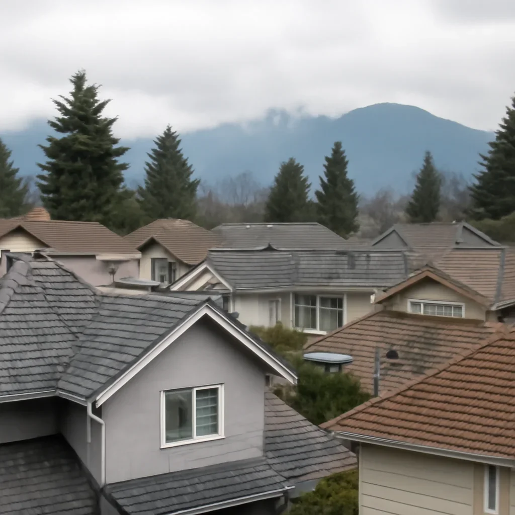 Roofing and exterior conditions around British Columbia properties