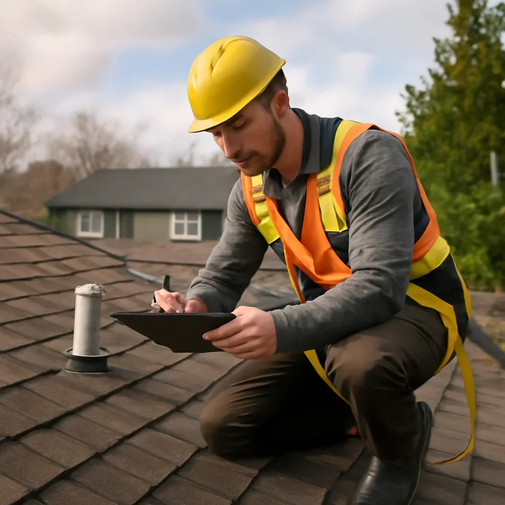 Roof inspection and planning work for B.C. Roofing Cost Guide