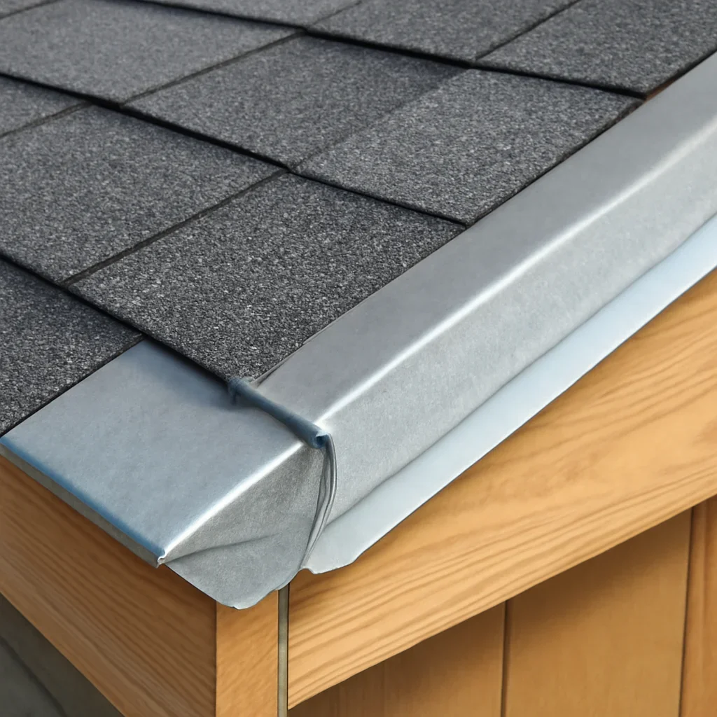 Close view of materials and roof details related to Emergency Roof-Leak Guide