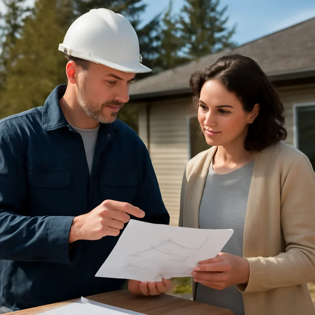 Roofing planning and next-step discussion for Homeowner Roofing-Estimate Checklist