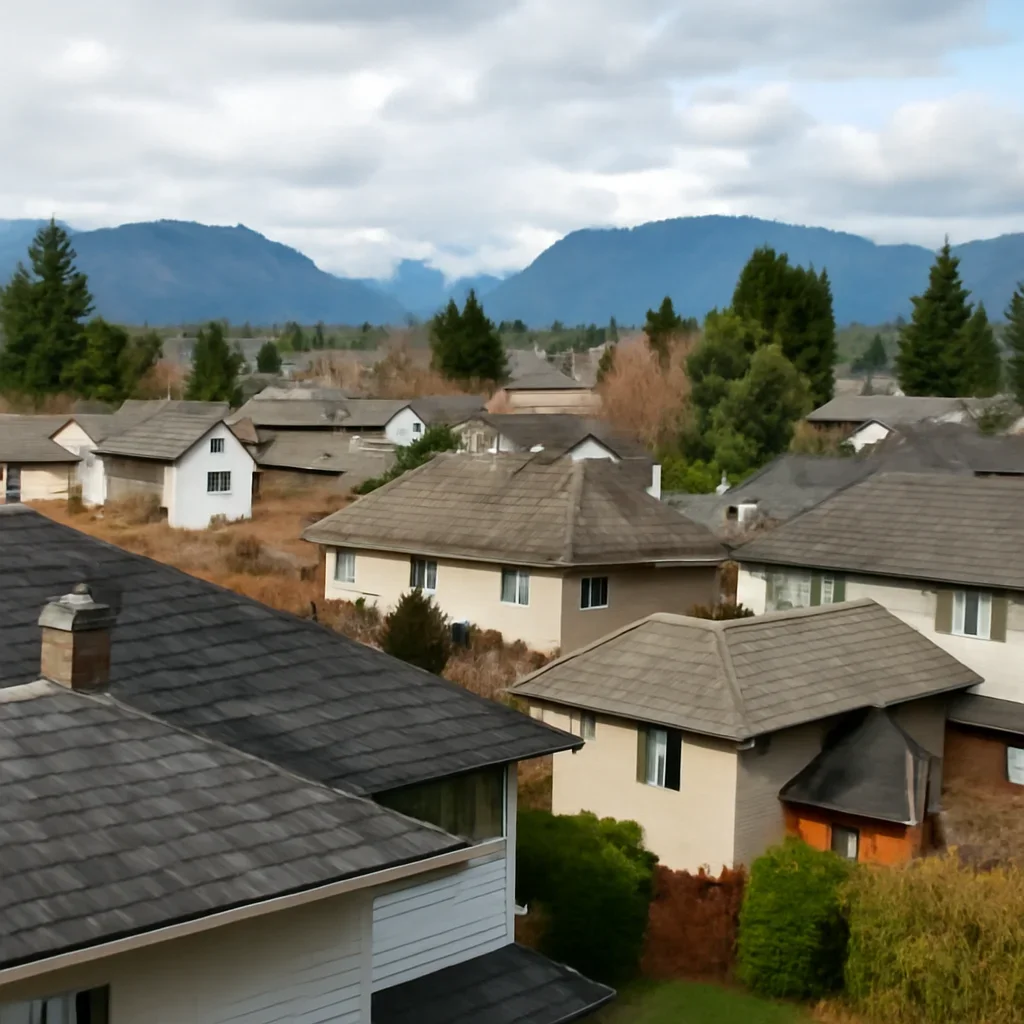 Roofing and exterior conditions around British Columbia properties