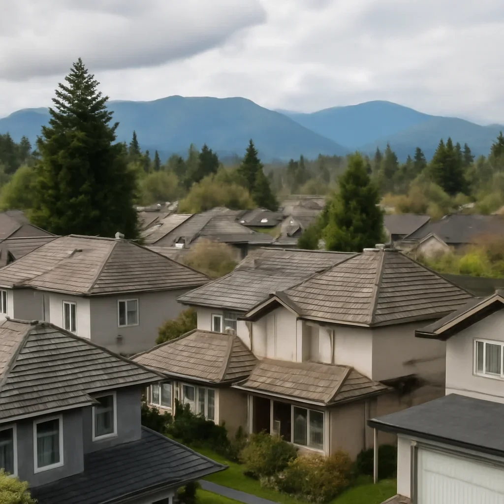 Roofing and exterior conditions around British Columbia properties