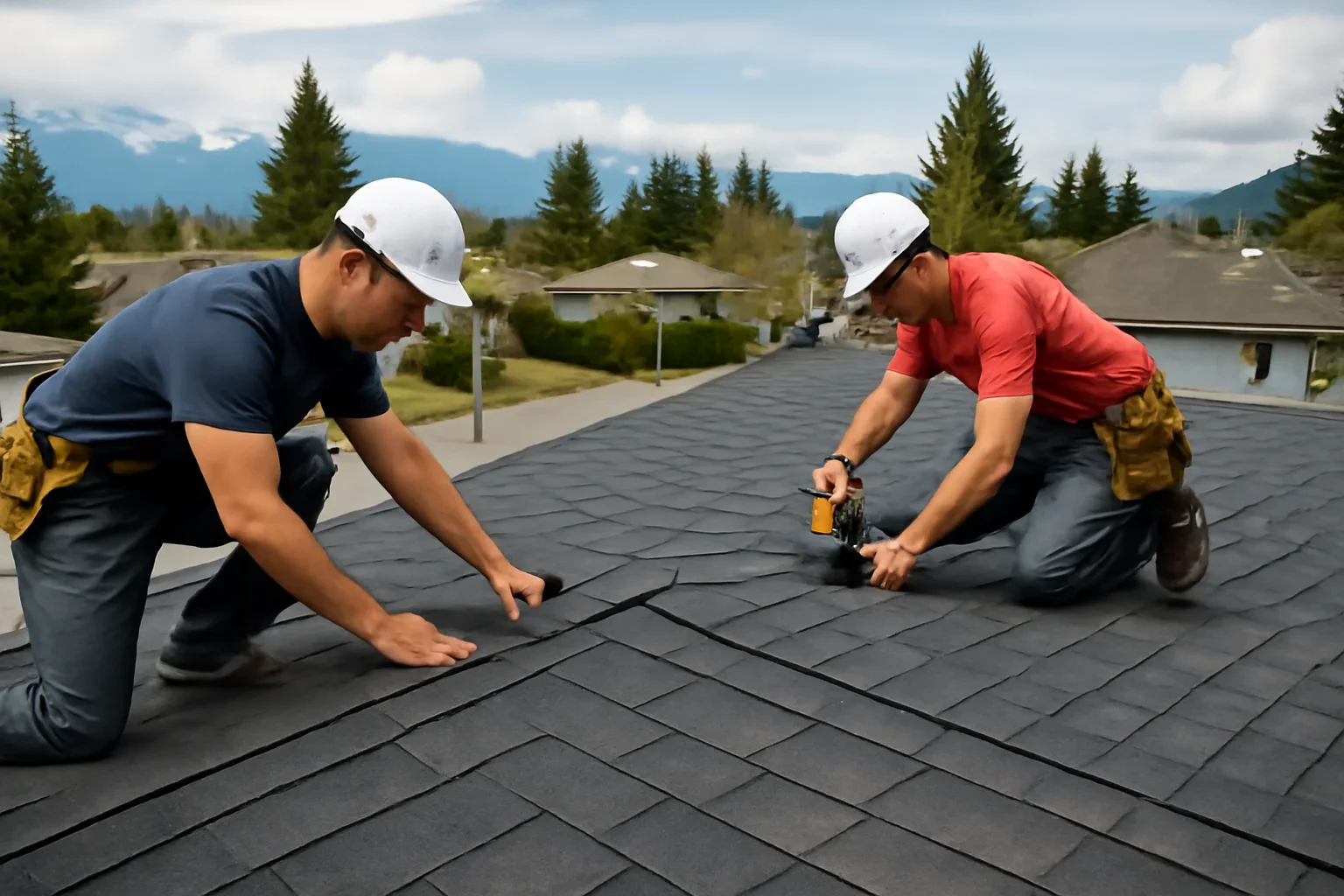 Roofing Company in Abbotsford, B.C. shown through professional roofing work