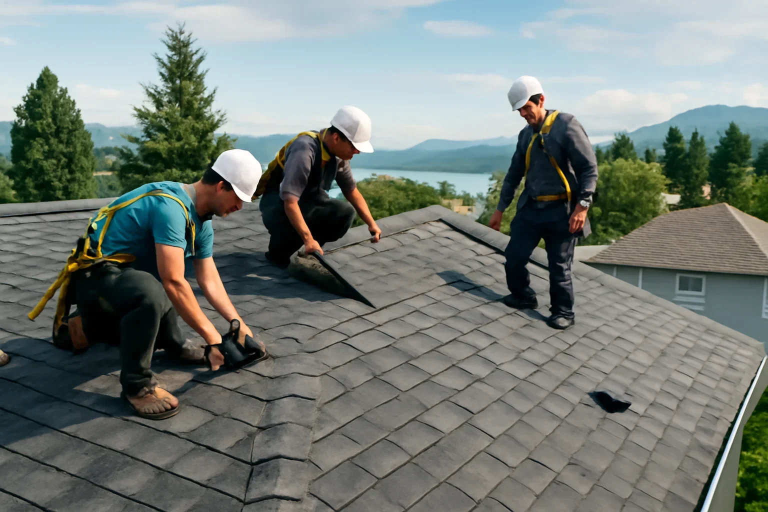 Roofing Company in Campbell River, B.C. shown through professional roofing work