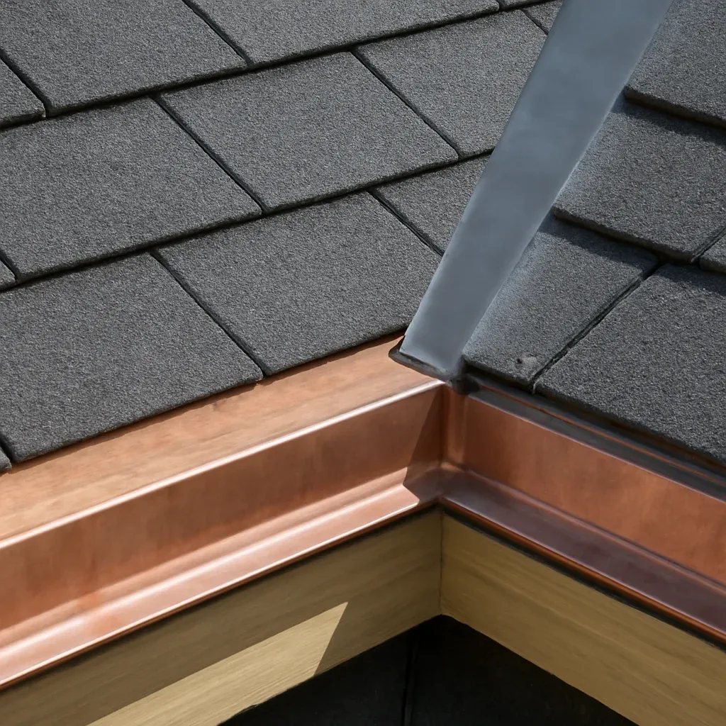 Close view of materials and roof details related to Roofing Company in Castlegar, B.C.