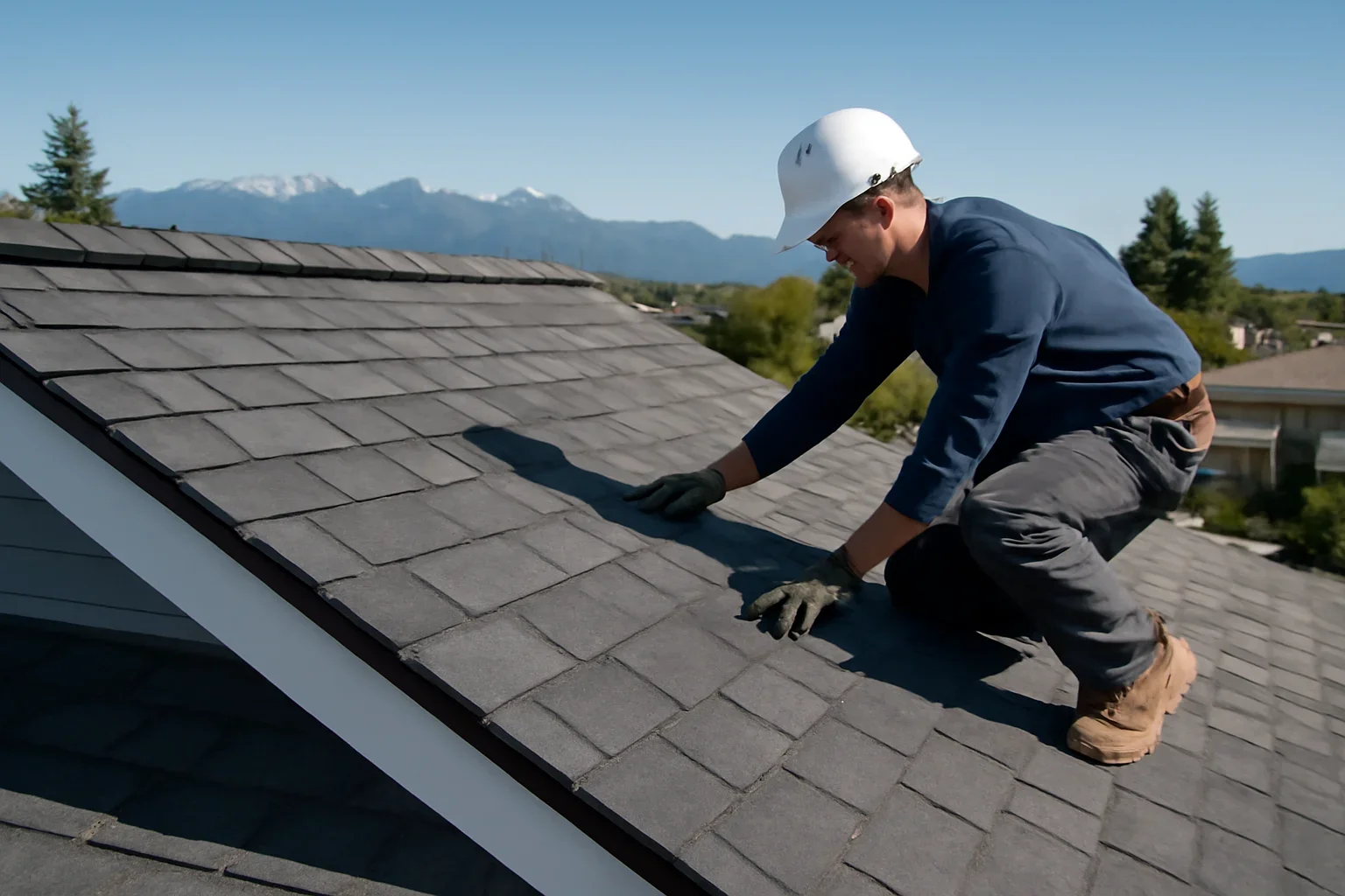 Roofing Company in Delta, B.C. shown through professional roofing work