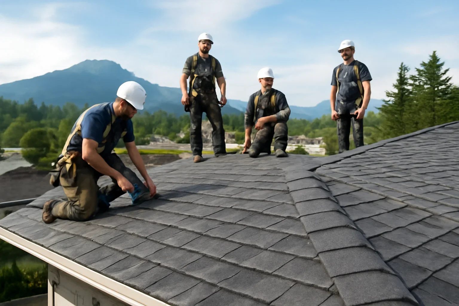 Roofing Company in Duncan, B.C. shown through professional roofing work