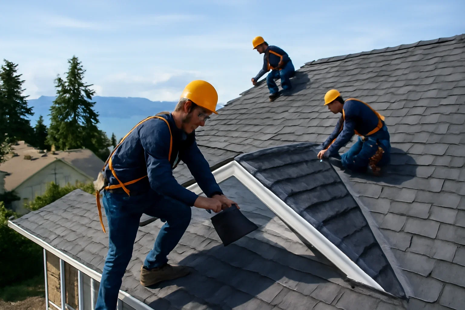 Roofing Company in Gibsons, B.C. shown through professional roofing work