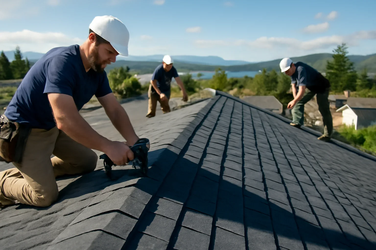 Roofing Company in Nanaimo, B.C. shown through professional roofing work
