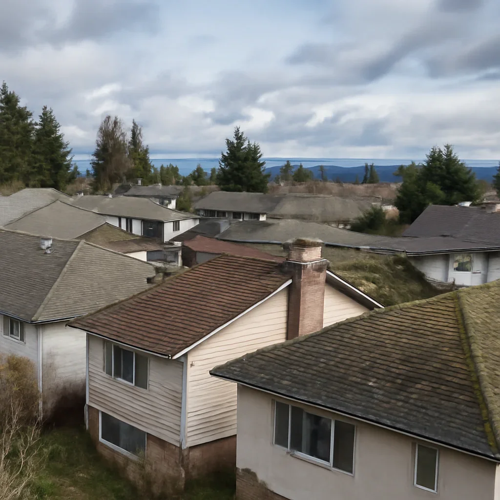 Roofing and exterior conditions around Nanaimo properties