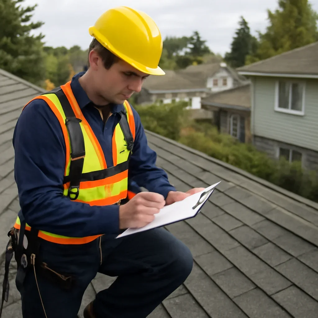 Roof inspection and planning work for Roofing Company in Nanaimo, B.C.