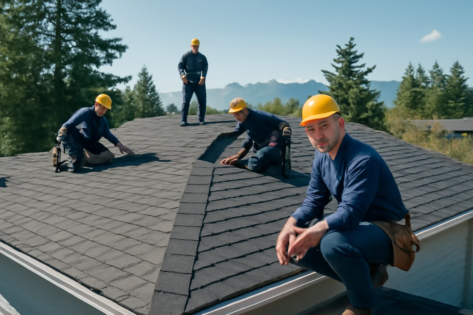 Roofing Company in North Vancouver, B.C. shown through professional roofing work