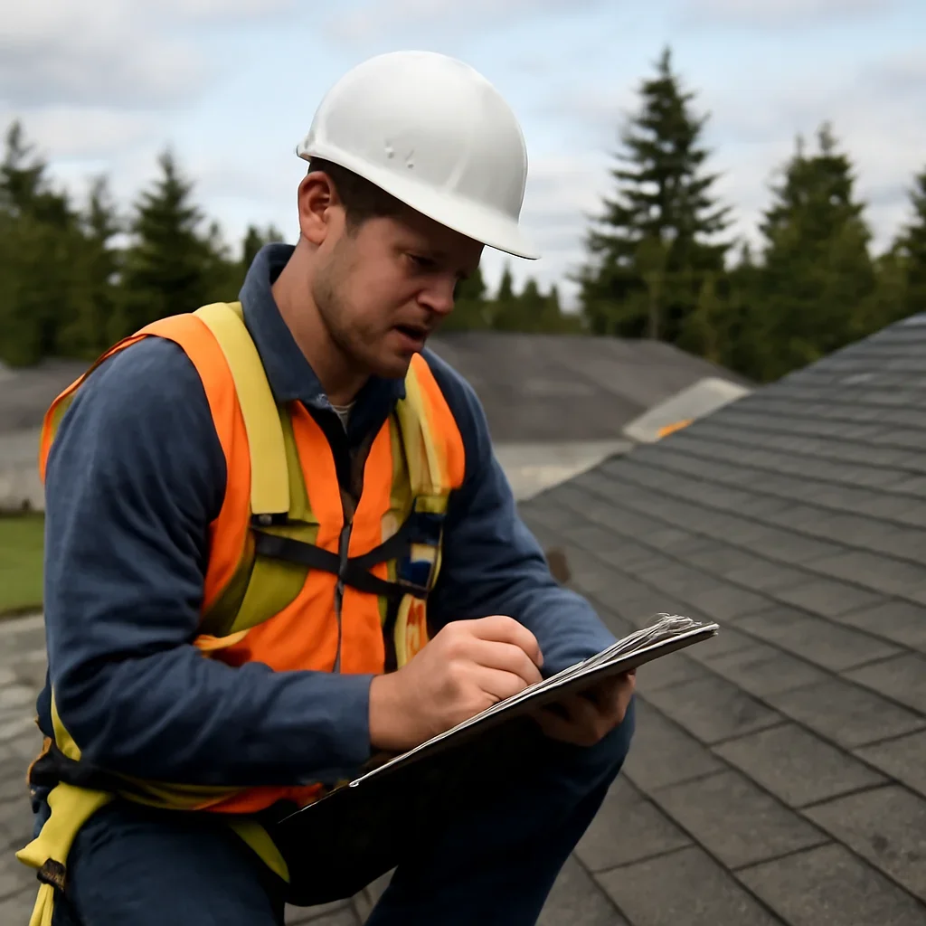 Roof inspection and planning work for Roofing Company in North Vancouver, B.C.
