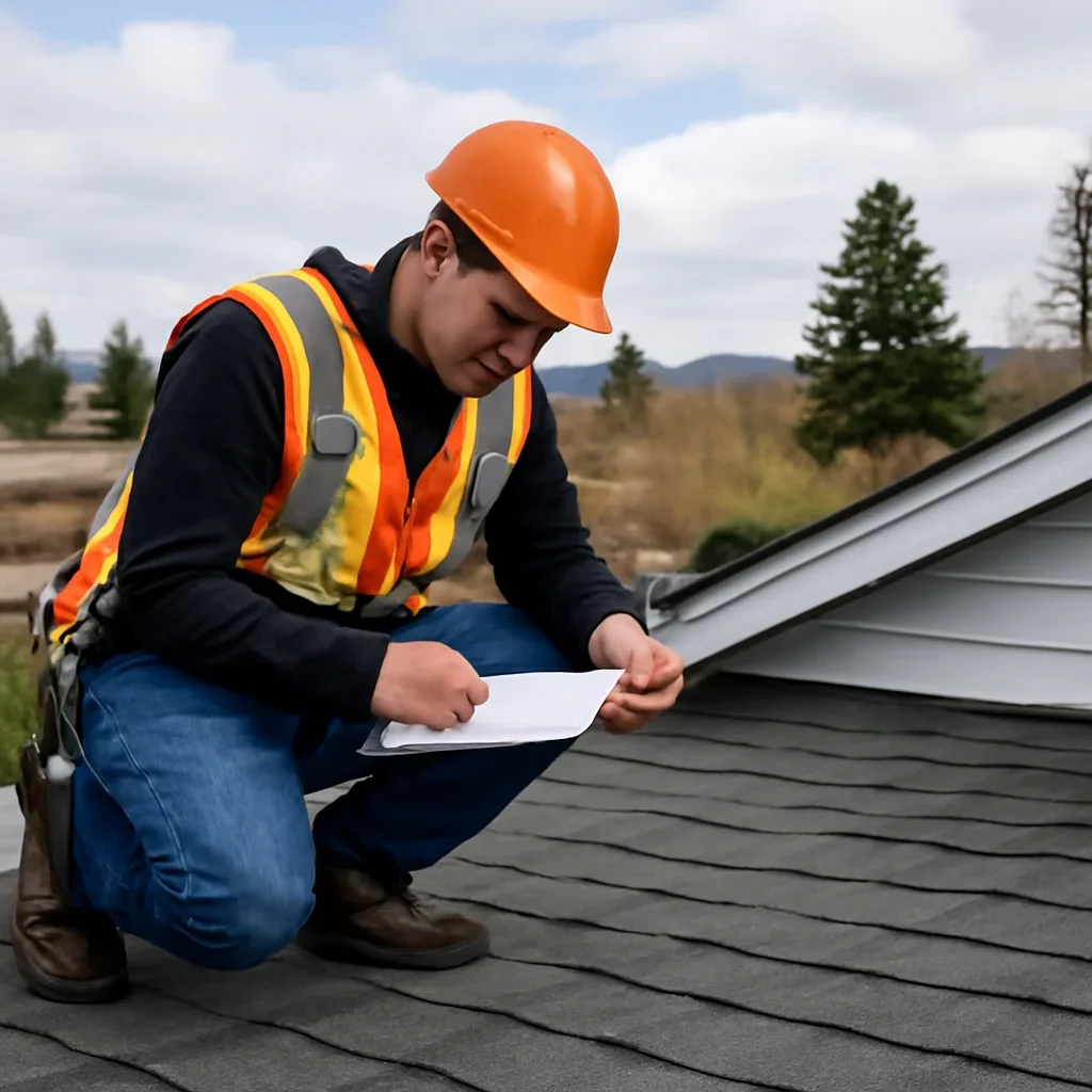 Roof inspection and planning work for Roofing Company in Parksville, B.C.