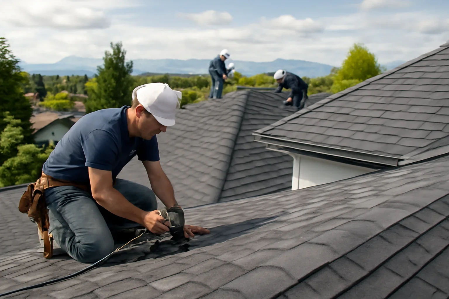 Roofing Company in Richmond, B.C. shown through professional roofing work