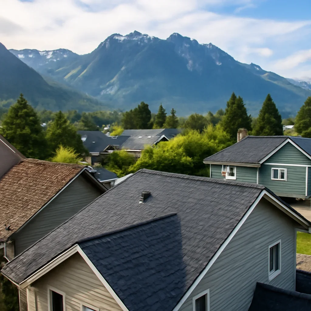 Roofing and exterior conditions around Squamish properties
