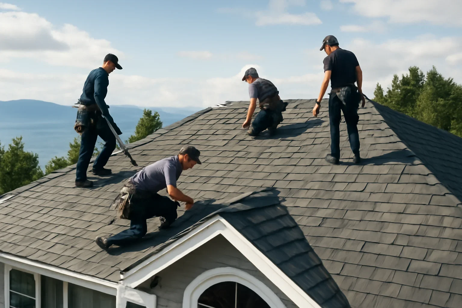 Roofing on the Sunshine Coast shown through professional roofing work
