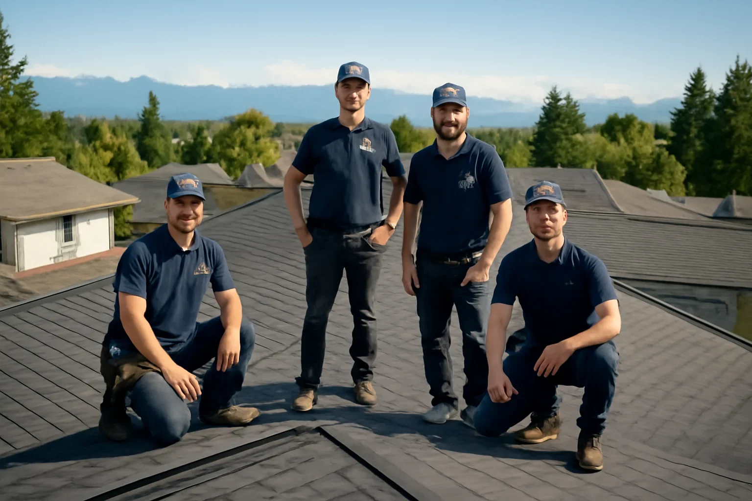 Roofing Company in Surrey, B.C. shown through professional roofing work