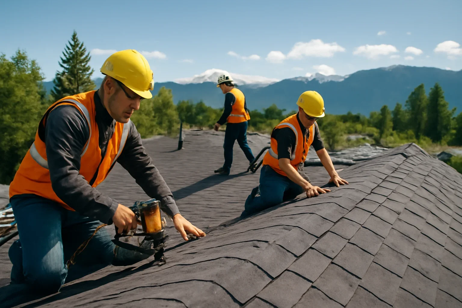 Roofing Company in Terrace, B.C. shown through professional roofing work