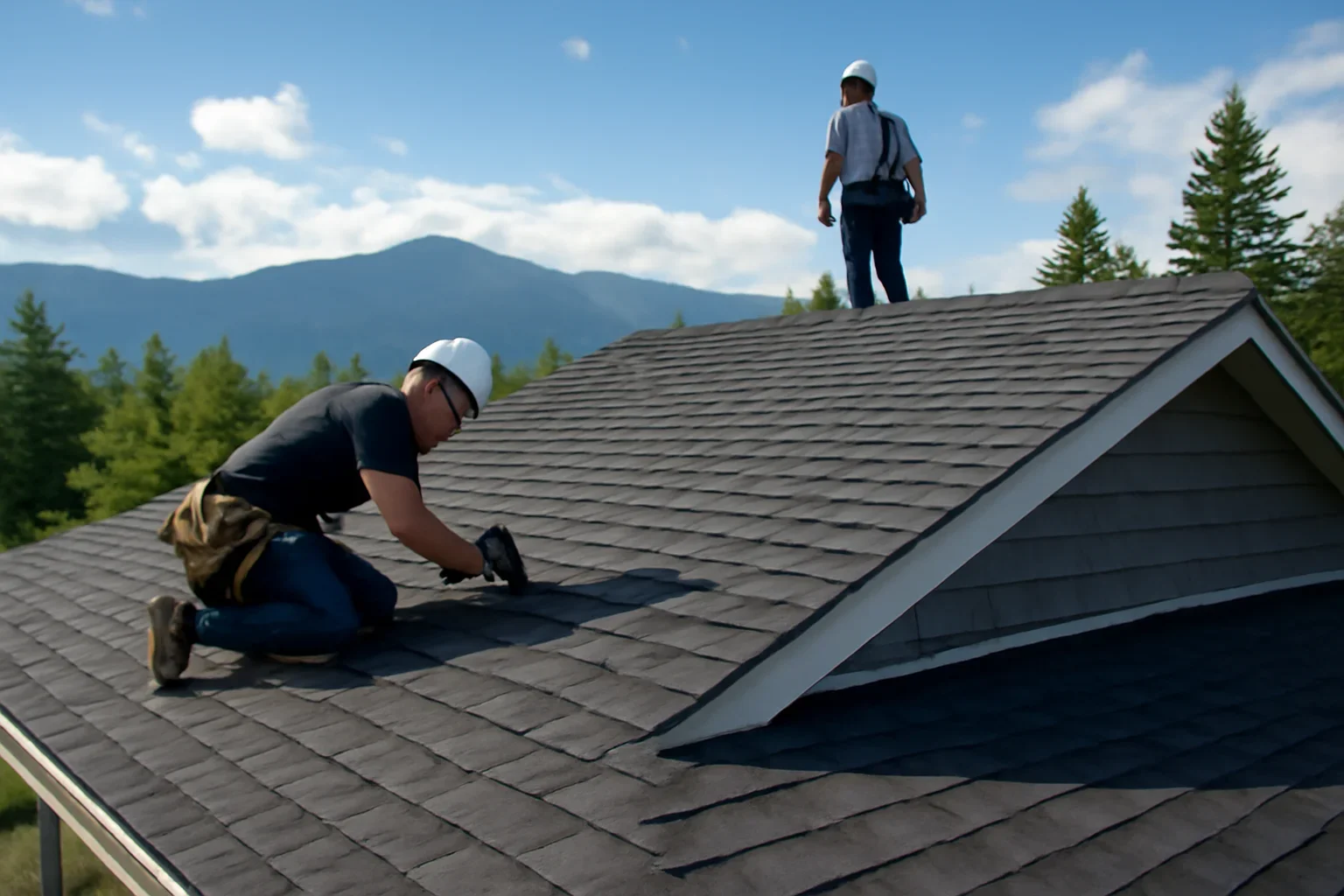 Roofing in Thompson-Cariboo shown through professional roofing work