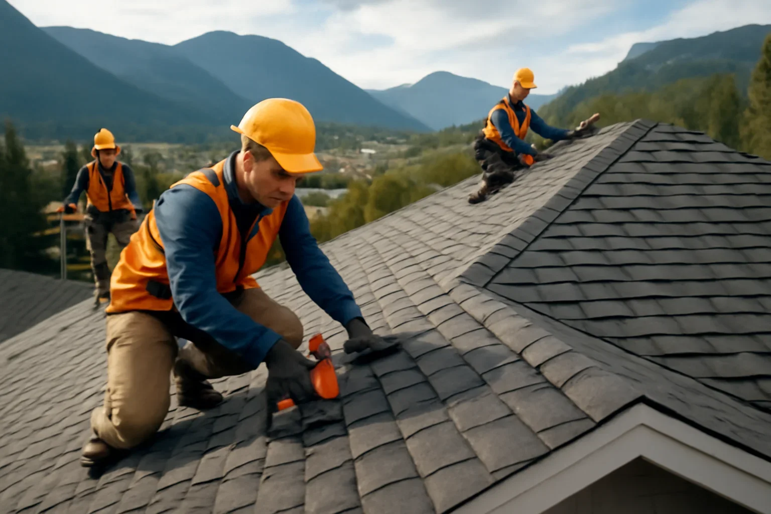 Roofing Company in Trail, B.C. shown through professional roofing work