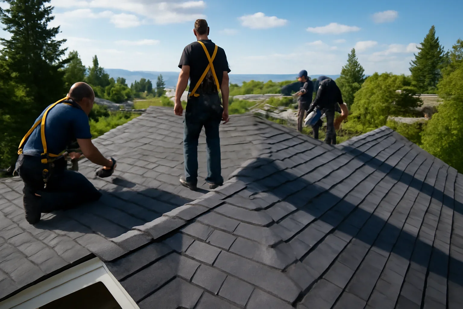 Roofing Company in Victoria, B.C. shown through professional roofing work