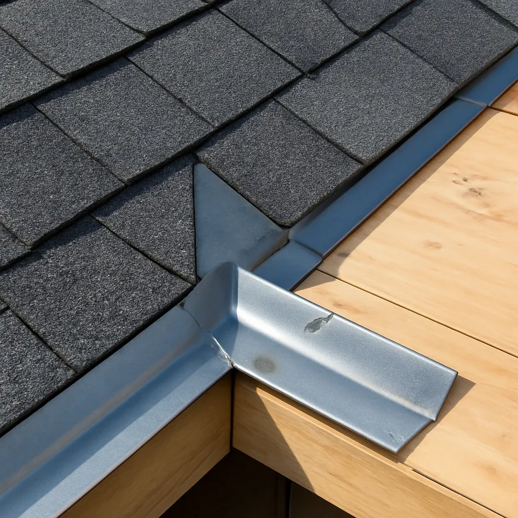 Close view of materials and roof details related to Roofing Company in Williams Lake, B.C.